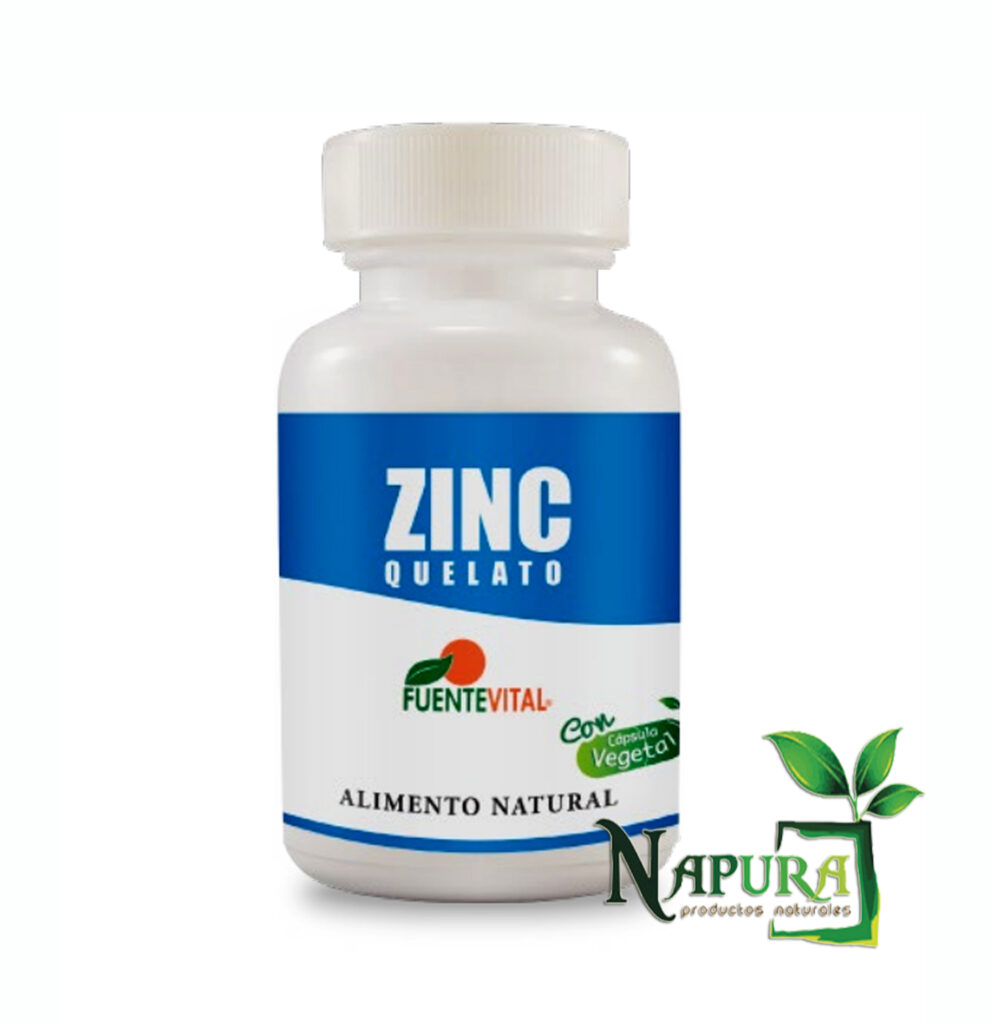 Zinc Quelato 60 Cápsulas Fuente Vital